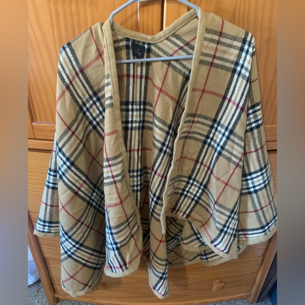 V. Fraas Open Front Shawl Cape One Size - Picture 1 of 4